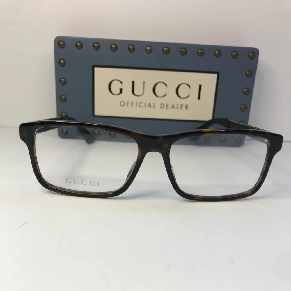 💯 - New Authentic Gucci Demo Square Men's Eyeglasses GG0692O 005 57.